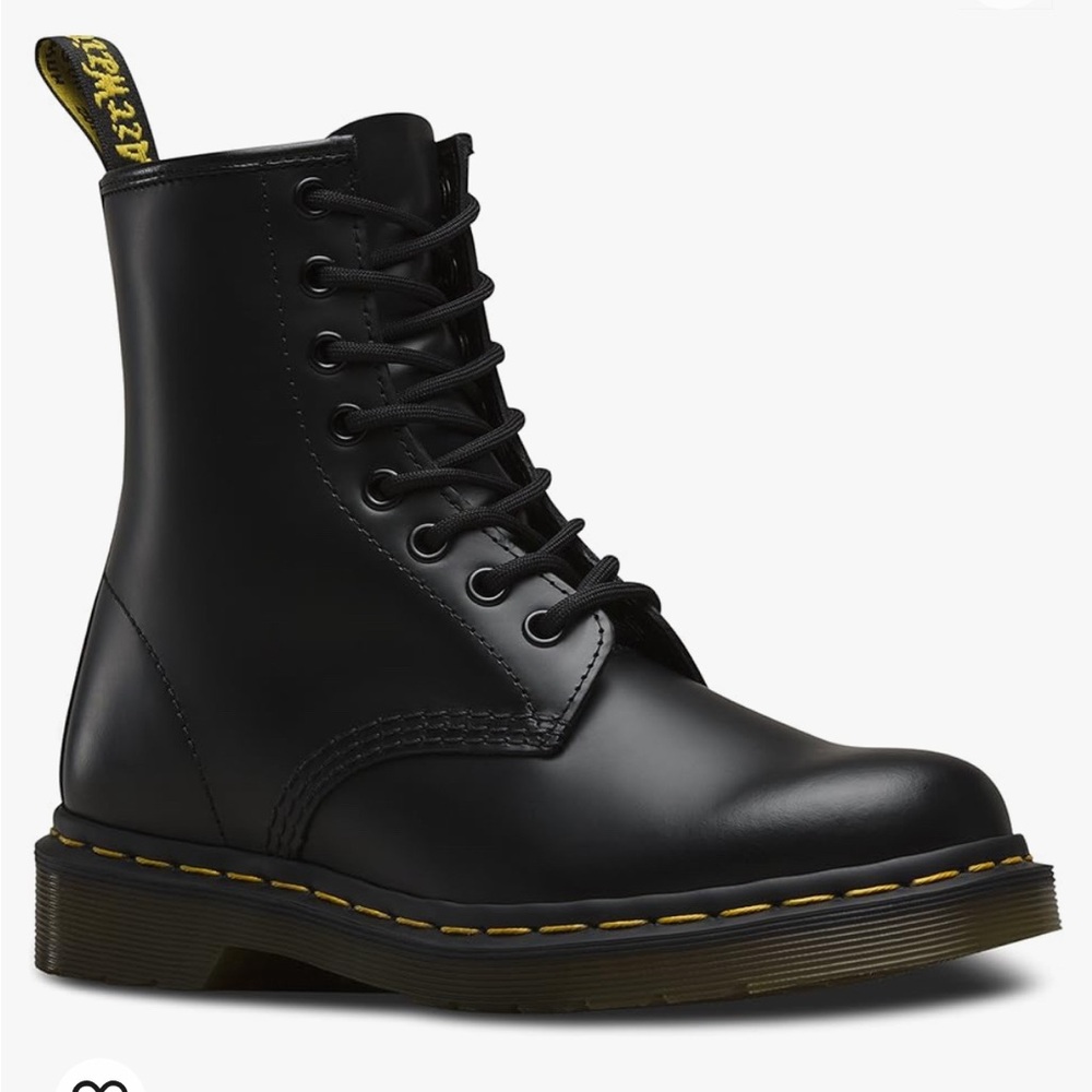 PUC DR MARTINS 1460 WOMEN'S SMOOTH LEATHER LACE UP BOOTS